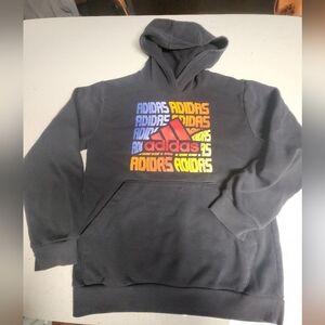 Adidas Black Youth Large Hoodie